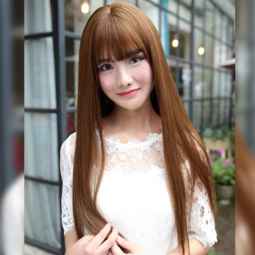 Perruque Long cheveux raides - Ref 2613156
