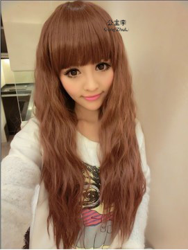 Perruque cheveux longs - Ref 2613229