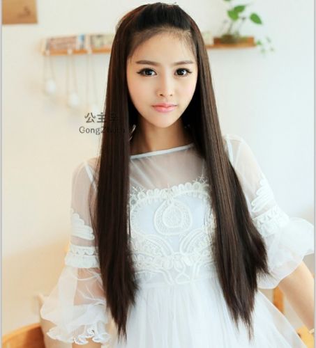 Perruque Long cheveux raides - Ref 2613237