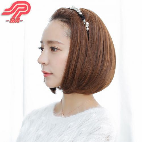 Perruque cheveux raides Court - Ref 2613364