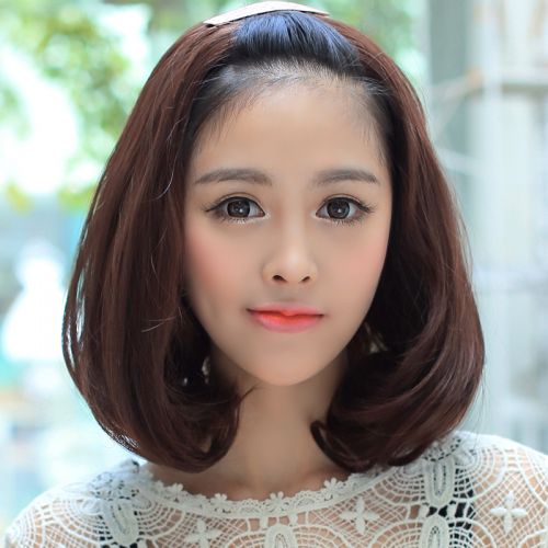 Perruque cheveux raides Court - Ref 2613409