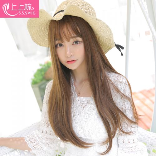 Perruque Long cheveux raides - Ref 2613455