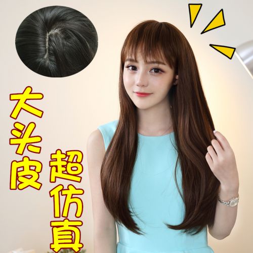 Perruque Long cheveux raides - Ref 2613515