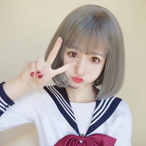 Perruque cheveux raides Court - Ref 2613540