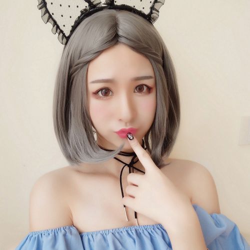 Perruque cheveux raides Court - Ref 2613558