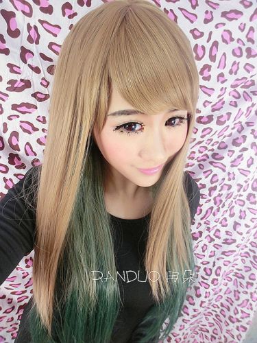 Perruque Long cheveux raides - Ref 2613581