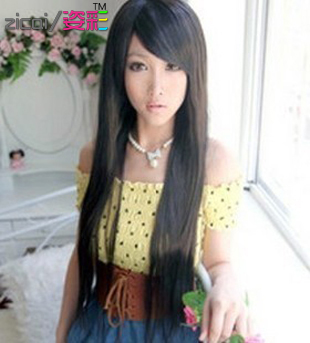 Perruque Long cheveux raides - Ref 2613604