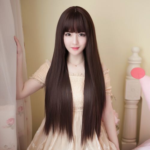 Perruque FSHOW Long cheveux raides - Ref 2613669