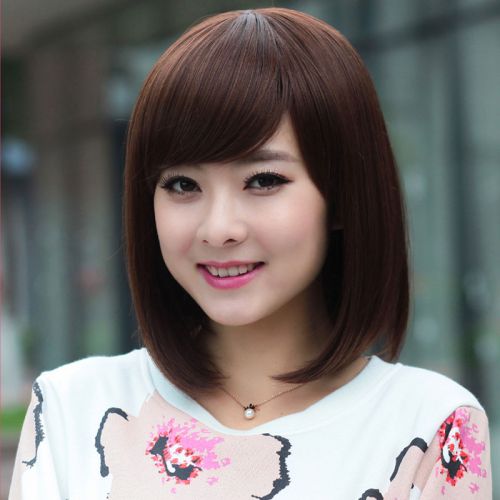 Perruque cheveux raides Court - Ref 2613708