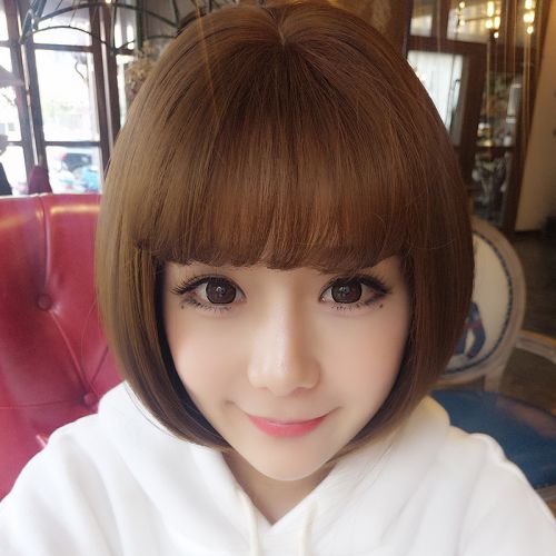 Perruque cheveux raides Court - Ref 2613856