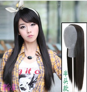 Perruque Long cheveux raides - Ref 2613880