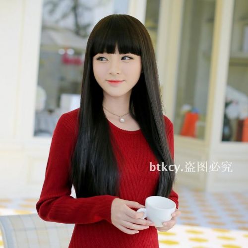 Perruque Long cheveux raides - Ref 2614065