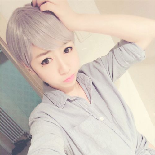 Perruque cheveux raides Court - Ref 2614100