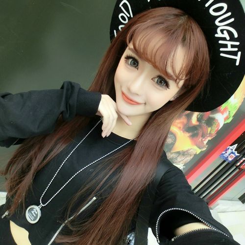 Perruque Long cheveux raides - Ref 2614121