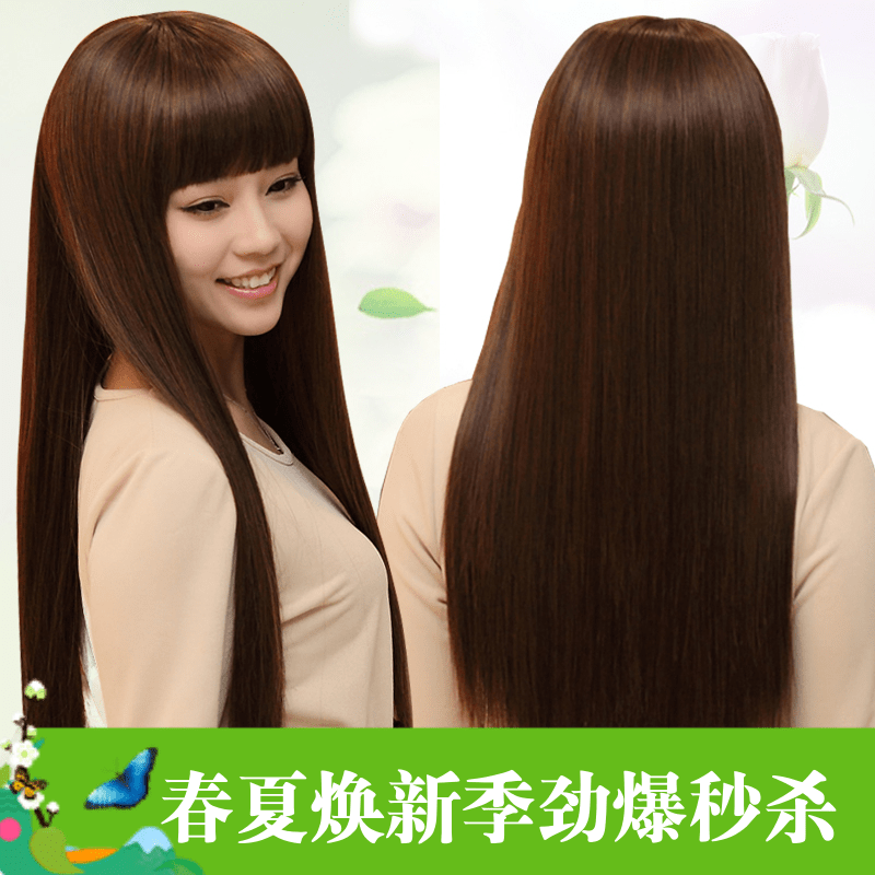 Perruque Long cheveux raides - Ref 2614319