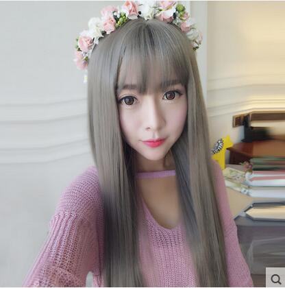Perruque Long cheveux raides - Ref 2614391