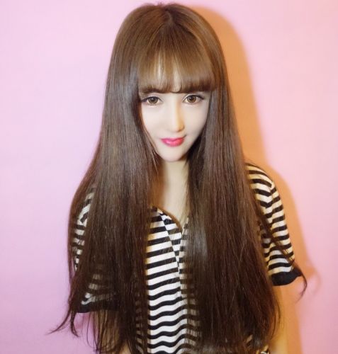 Perruque Long cheveux raides - Ref 2614397