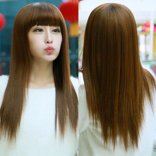 Perruque Long cheveux raides - Ref 2614415
