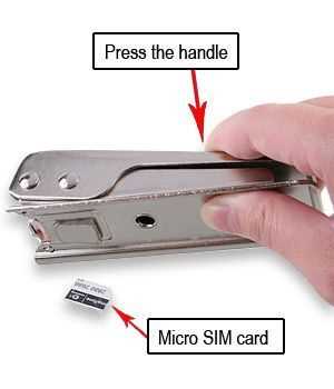 Pince pour cartes SIM - Ref 305234