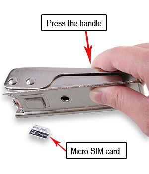 Pince pour cartes SIM - Ref 306408