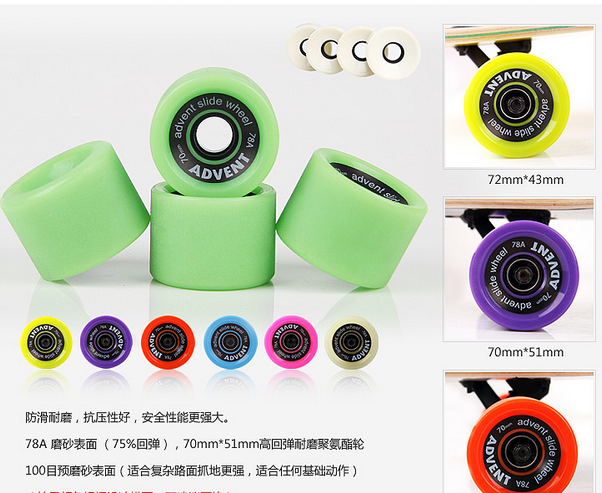 Planche à roulettes pour homme femme enfant BIBLE - Ref 2593757