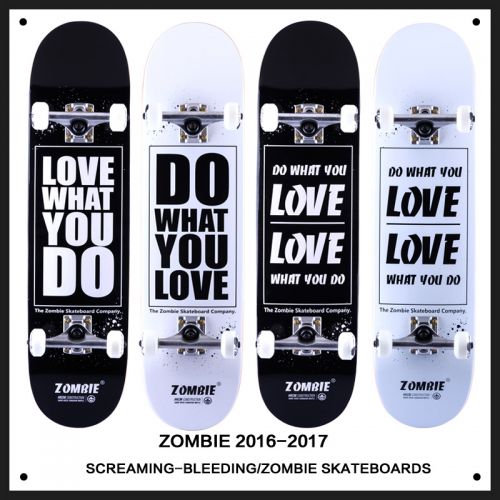 Planche à roulettes pour homme femme enfant ZOMBIE - Ref 2598454