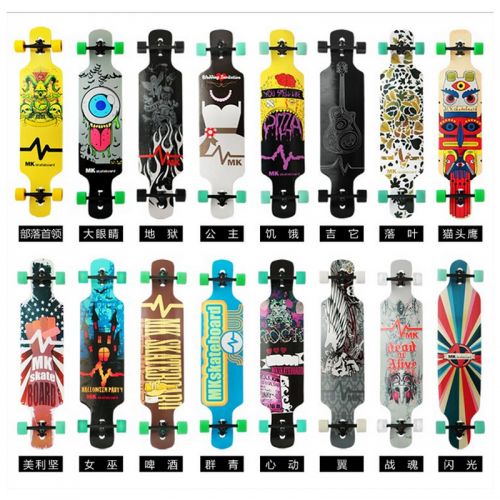 Planche à roulettes pour homme femme enfant MK SKATEBOARD - Ref 2598919
