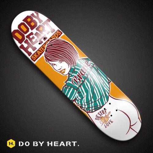 Planche à roulettes pour homme femme enfant DO BY HEART - Ref 2599469