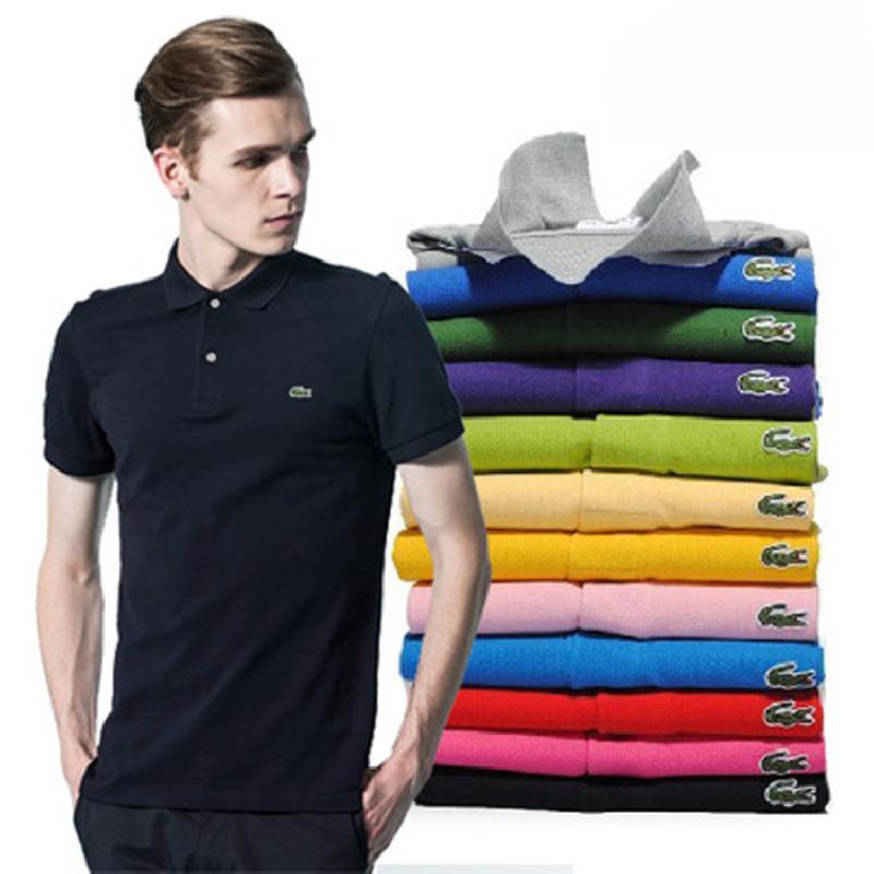 Polo d'été pour hommes en coton nacré - Ref 3428612