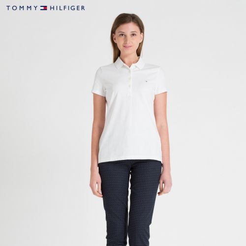  Polo sport femme TOMMY HILFIGER en coton - Ref 551687