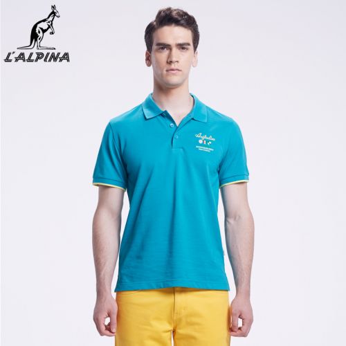  Polo sport homme LALPINA en coton - Ref 552167
