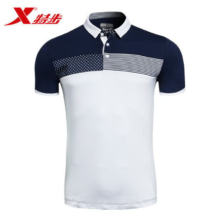 Polo sport homme XTEP en coton - Ref 552565