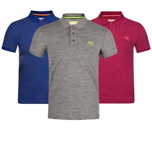  Polo sport homme LINING en coton - Ref 552665