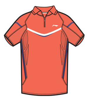  Polo sport homme LINING en coton - Ref 552740