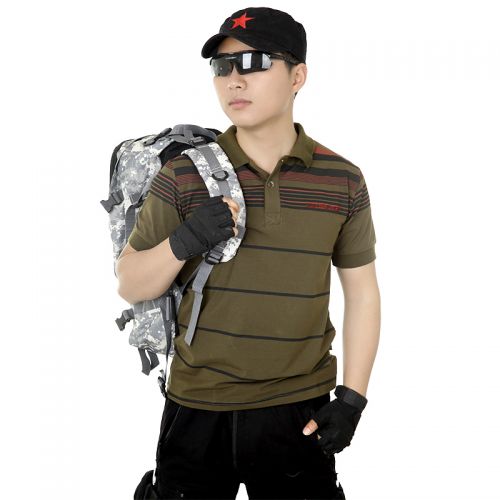 Polo sport homme en coton - Ref 553143