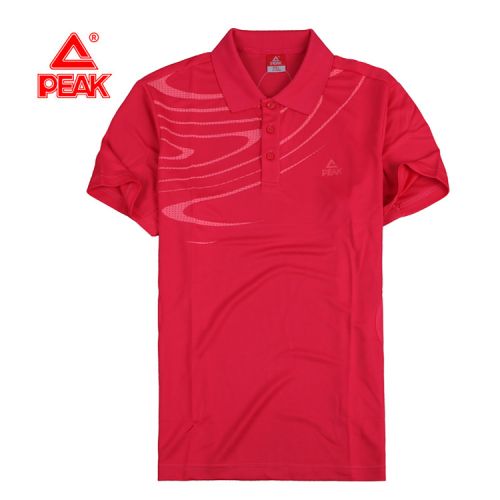  Polo sport homme PEAK en polyester - Ref 553368