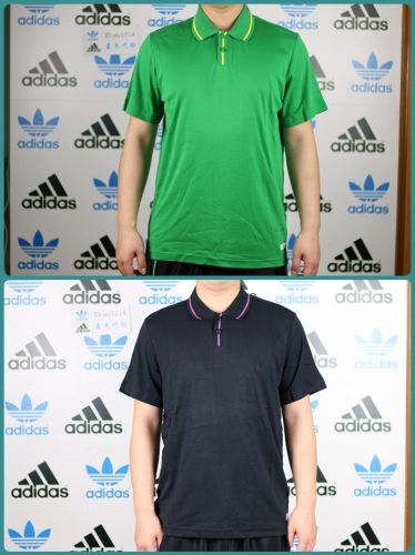  Polo sport homme ADIDAS en coton - Ref 554749