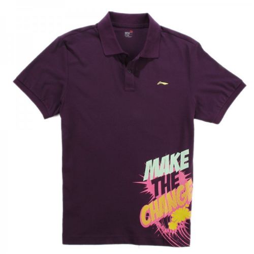  Polo sport homme LINING en coton - Ref 554753