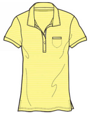  Polo sport femme LINING - Ref 554878