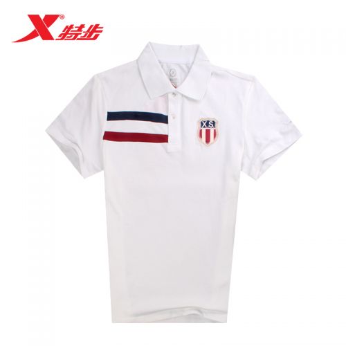 Polo sport homme XTEP en coton - Ref 554999