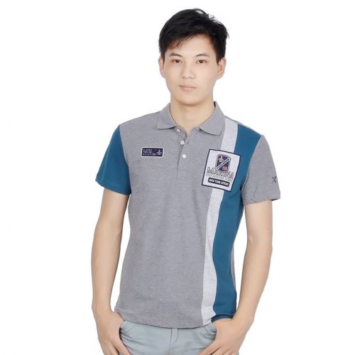 Polo sport homme XTEP en coton - Ref 555005