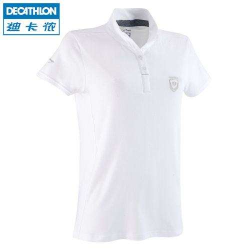 Polo sport femme DECATHLON en coton - Ref 555022