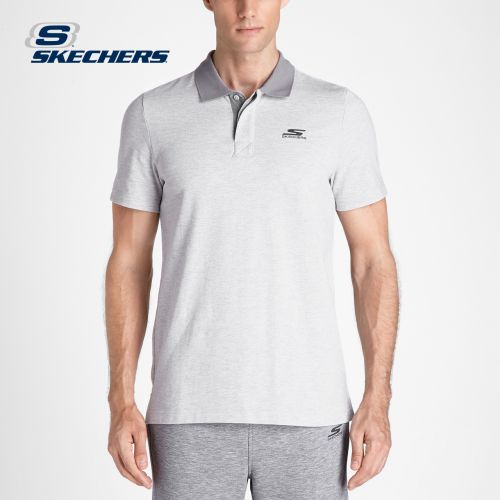  Polo sport homme SKECHERS en coton - Ref 555026