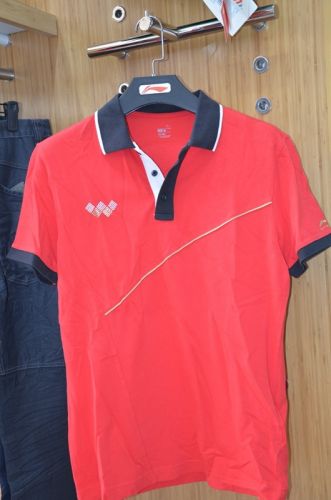  Polo sport homme LINING en coton - Ref 555326
