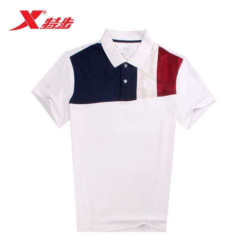Polo sport homme XTEP en coton - Ref 555597