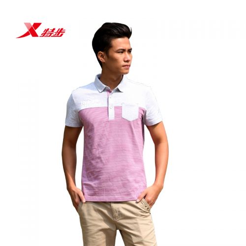 Polo sport homme XTEP en coton - Ref 555716