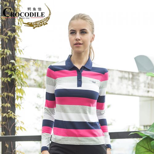  Polo sport femme CROCODILE en coton - Ref 555736