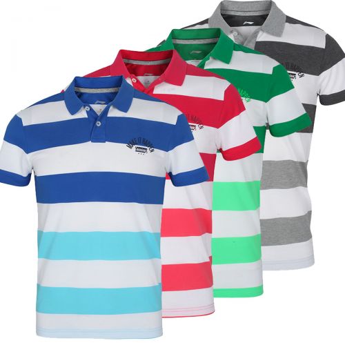  Polo sport homme LINING en polyester - Ref 555752