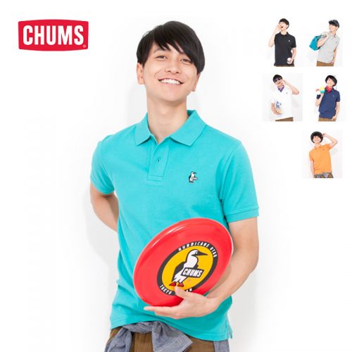  Polo sport homme CHUMS en coton - Ref 555758