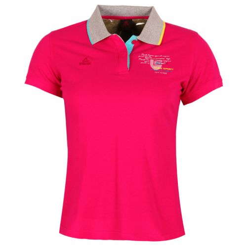  Polo sport femme PEAK en coton - Ref 555886